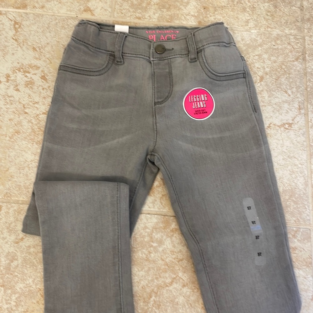 Gray Legging Jeans